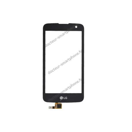  Vitre tactile LG K4 LTE LGK120E / LGK130EE noir d'origine