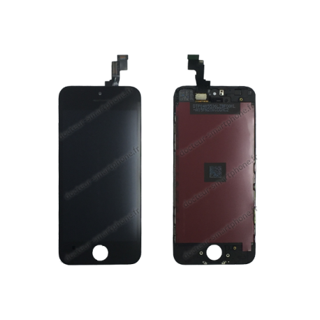 Écran LCD et vitre tactile iPhone SE noir - qualité Retina