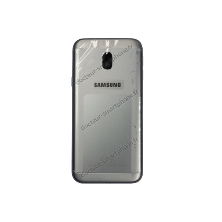 Cache arrière Samsung Galaxy J3 2017 gris - argent SM-J330F