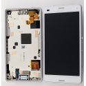 ECRAN LCD + VITRE TACTILE SONY XPERIA Z3 COMPACT D5803 ORIGINAL BLANC