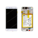 Bloc écran Huawei P10 LITE blanc d'origine WAS-LX1