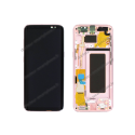 Écran LCD et vitre tactile Samsung Galaxy S8 rose d'origine G950F