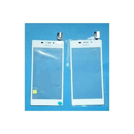 VITRE TACTILE SONY XPERIA M2 BLANCHE ORIGINALE