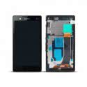 ECRAN LCD + VITRE TACTILE SONY XPERIA Z C6603 ORIGINAL NOIR