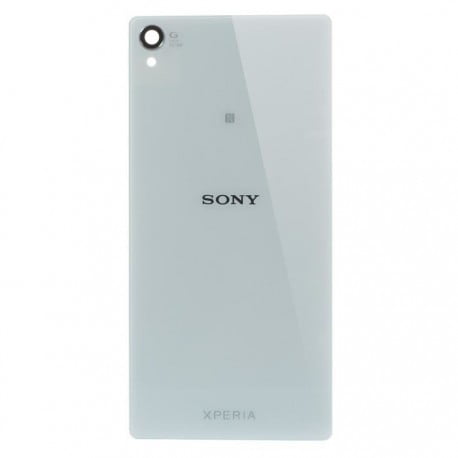 VITRE COQUE ARRIERE SONY XPERIA Z3 BLANCHE D'ORIGINE