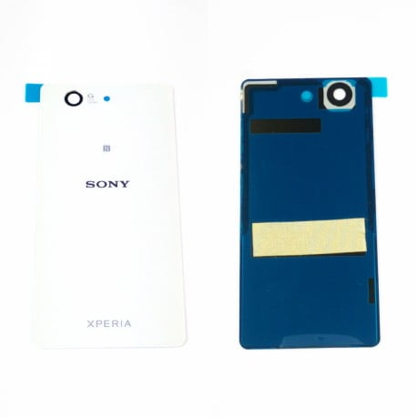 VITRE COQUE ARRIERE SONY XPERIA Z3 COMPACT BLANCHE D'ORIGINE