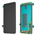 Vitre écran Galaxy A6 PLUS 2018 noir original SM-A605F