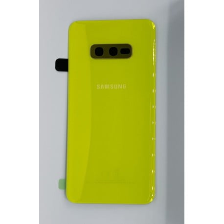 Vitre arrière Samsung S10e Jaune d'origine 