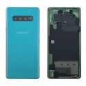 Vitre arrière Samsung S10 plus vert prisme d'origine 