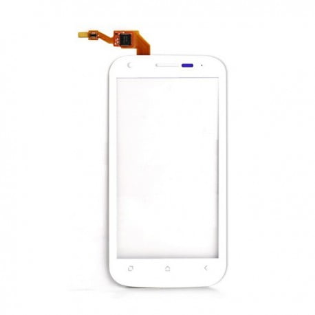 VITRE TACTILE WIKO CINK PEAX /PEAX 2 DE QUALITE ORIGINALE BLANCHE