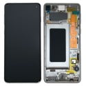 Écran Samsung Galaxy S10 blanc prisme original SM-G973F