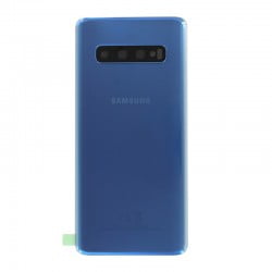 Vitre arrière Samsung Galaxy S10 Bleu prisme d'origine 