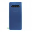 Vitre arrière Samsung S10 Bleu prisme d'origine 