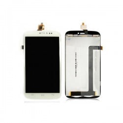 ECRAN LCD + VITRE TACTILE WIKO DARKSIDE DE QUALITE ORIGINALE BLANC
