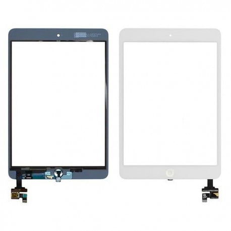 VITRE TACTILE APPLE IPAD MINI BLANCHE DE QUALITE ORIGINALE