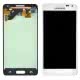 ECRAN LCD + VITRE TACTILE SAMSUNG GALAXY ALPHA G850F D'ORIGINE BLANC