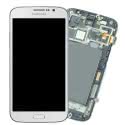 ECRAN SAMSUNG GALAXY MEGA GT-I9205 LCD + VITRE TACTILE BLANC D'ORIGINE