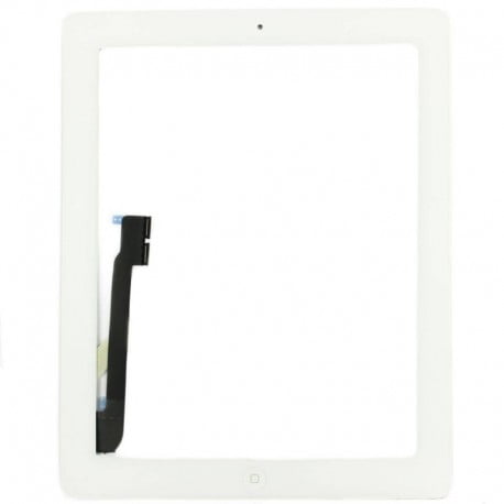 VITRE TACTILE IPAD 3/4 BLANCHE DE QUALITE ORIGINALE